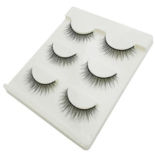 Load image into Gallery viewer, New 3 pairs natural false eyelashes fake lashes long makeup 3d extension eyelash mink eyelashes for huda beauty 3D-X11 make up