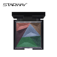 Load image into Gallery viewer, STARWAY 6PCS/Box Professional Makeup Artist Hudas Beauty Multi Colors Green Blue Gold Ultra Fine Powder Makeup Shadow Palette