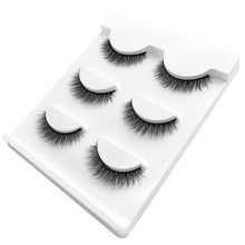 Load image into Gallery viewer, New 3 pairs natural false eyelashes fake lashes long makeup 3d extension eyelash mink eyelashes for huda beauty 3D-X11 make up
