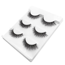 Load image into Gallery viewer, New 3 pairs natural false eyelashes fake lashes long makeup 3d extension eyelash mink eyelashes for huda beauty 3D-X11 make up

