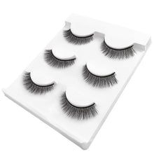 Load image into Gallery viewer, New 3 pairs natural false eyelashes fake lashes long makeup 3d extension eyelash mink eyelashes for huda beauty 3D-X11 make up
