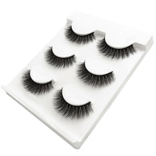 Load image into Gallery viewer, New 3 pairs natural false eyelashes fake lashes long makeup 3d extension eyelash mink eyelashes for huda beauty 3D-X11 make up
