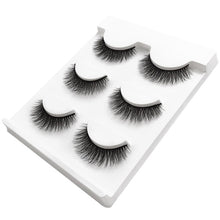 Load image into Gallery viewer, New 3 pairs natural false eyelashes fake lashes long makeup 3d extension eyelash mink eyelashes for huda beauty 3D-X11 make up
