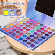 Load image into Gallery viewer, Makeup 63 Colors Long Lasting Eyeshadow Palette Huda Baby Glitter Shimmer Pigmented Creamy Eye Shadow Matte Nude With Mirror
